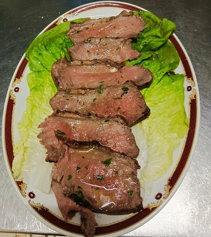 Tagliata angus chimichurri